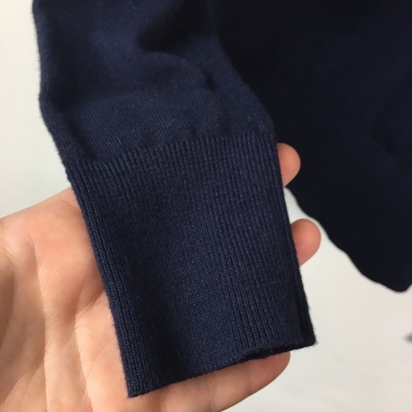 CAbi Style 3304 Midnight Blue Formal Round Neck Cardigan - Picture 7 of 13